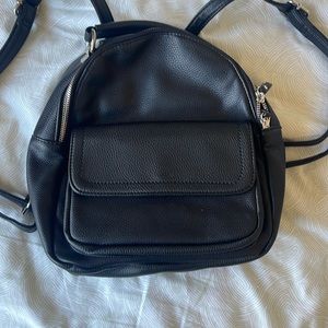 Cute leather backpack